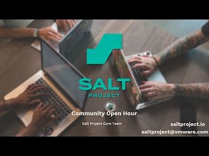 Salt Project Community Open Hour 1/5/2023