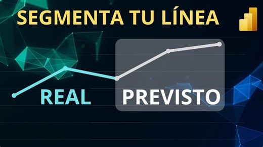 Cómo colorear los tramos real y previsto en un gráfico de líneas (Power BI) | Javier Rosado López