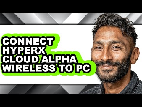 How to Connect Hyperx Cloud Alpha Wireless to Pc (only Way)