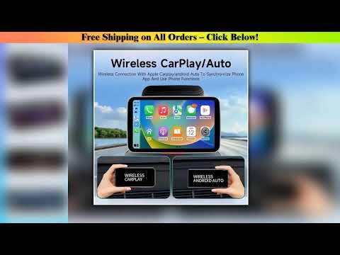 GcPaSr Android 12 Bluetooth AirPlay New Headrest Monitor Display IPS Tablet Touch Screen For Car