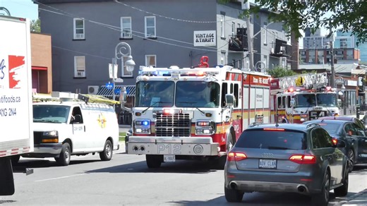 P12 & T11 Responding. #fireman #firefighter #firedepartment #firerescue #fireservice #ottawafire #ottawafireservice #ottawa #ottawaontario #ottawacanada #ottawaontariocanada #ontario #canada #qsiren #siren #spartanfiretrucks #eonefiretrucks #firetruck #firetrucksresponding #emergencyservices #firebuff #ottawaemergencybuff #911 #fyp