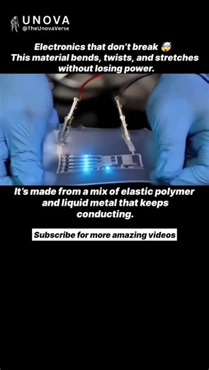 This Circuit Stretches Like Rubber… But Still Works 🤯⚡