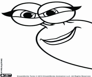 The face of the snail Burn coloring page printable game