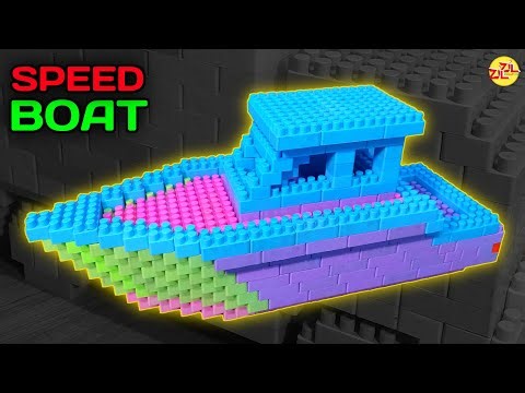 Cara Membuat Speed Boat dari Lego | How to make a Speed Boat from lego #satisfying #asmr #lego #diy