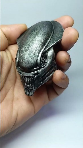 🔥 Custom Alien Hunter Predator Mask 1/6 Scale – Handmade 🔥
