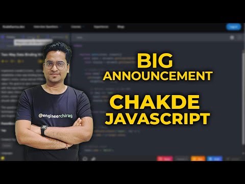 Chakde Javascript - Basic to Advance Course |