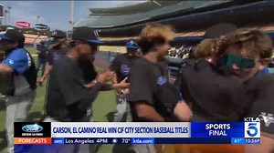 69 reactions · 3 comments | On this edition of Sports Final from our sponsors at Southern California Ford Dealers, Steve Hartman discusses El Camino Real’s win of the CIF City Section Baseball Title! | KTLA 5 News | Facebook