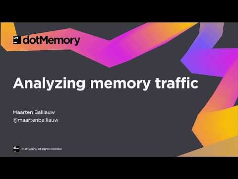 Analyzing Memory Traffic - dotMemory Video Tutorial