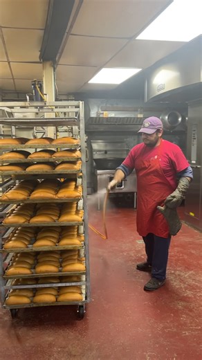 64K views · 214 reactions | Bakery Behind the Scenes: We mist our rolls with water to achieve a crispier, shinier crust and to improve "oven spring". The mist creates steam, which keeps the dough's surface pliable, allowing the bread to expand more before the crust hardens. This steam also leads to a darker color and a shatteringly crisp texture once it cools. | Dong Phuong Bakery | Facebook