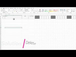 microsoft excel cannot insert new cells because it would push non-empty cells off