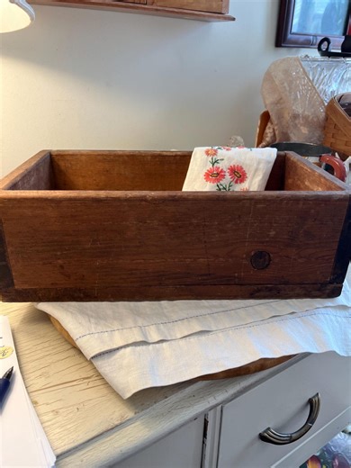 Antique Primitive Wooden Box or Crate. Features Rustic Wood, Knot Holes Visible Grain and Dark Patina - Etsy