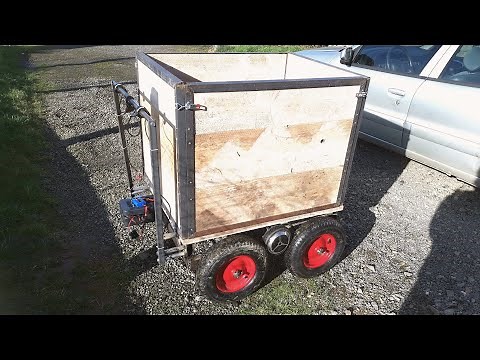 COMMENT FABRIQUER UN CHARIOT ÉLECTRIQUE (fabrication maison)