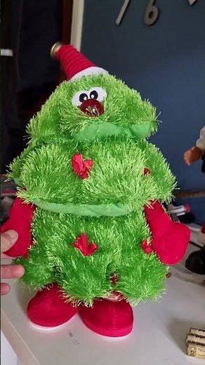 Dancing singing christmas tree toy