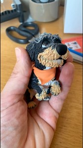 Monday mornings are better with a little extra love 💕 Little Lottie the cockapoo popping by for some ear scritches, cuddles and attention to start the week the right way 🐶✨ If only every Monday began like this! Bringing my polymer clay creations to life with a little AI magic ✨ Original model pics in comments 📸 #MondayMood #CockapooLove #LittleLottie #EarScritches #DogMomLife #HandmadePets #MondayFeels 🐾 | Teddyella Treasures