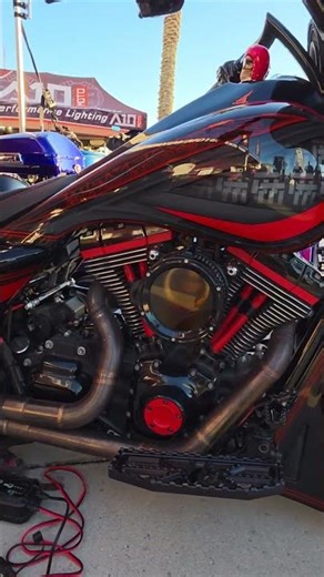 Crazy Custom Painted Chopper Daytona Beach Bike week