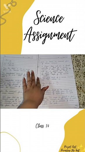 SCIENCE ASSIGNMENT | CLASS 10 | PROJECT NEST ✨ #project #projectnest #cbse #boards #science #school