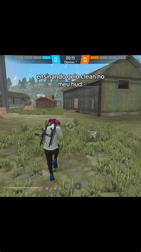 (sensi e hud pv)🤹🏼‍♀️ #geloclean #tutorialedit #freefire #comofazer