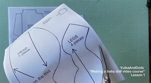 Making Waldorf Style Baby Doll 16" 42 Cm- Pattern Only - No Instrustions - Etsy UK