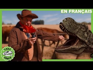Course-Poursuite et Dinosaures Géants | Le Parc T-Rex - Dinosaures pour enfants