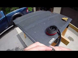 Truck bed cover (Tonneau) side seal replacement