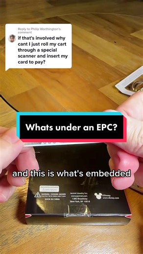Replying to @Philip Worthington a look inside an EPC RFID tag from @Walmart. This tech is used at every major retailer. You’ll even find it @Ross Dress for Less when they recieve goods from other retailers. #simplyrfid #rainrdid #inventory