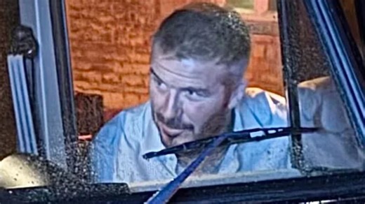 David Beckham celebrates knighthood at posh pub party with £55 bottles of bubbly