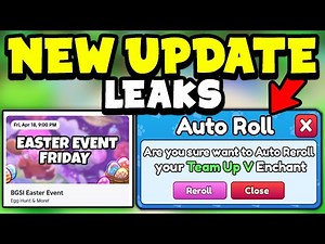 New EASTER UPDATE Leaks in Bubble Gum Simulator Infinity!