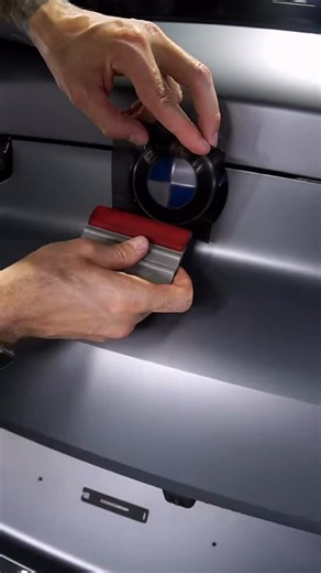 ID Paint protection film Toronto on Instagram: "PPF tint and BMW logo Almost two million views on TikTok. The video sparked a lot of debate. Why? Simple — some people like it, some don’t. The car was wrapped in matte PPF, which gave it a more aggressive look. However, the rear badge didn’t match the overall style because of its gloss finish and chrome details. Using PPF Tint, we gave it a more aggressive, unified appearance. In our opinion, the result looks solid. Most importantly — the client i