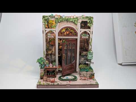 Miniature Bookstore Build | Full Dollhouse DIY | Relaxing Miniatures