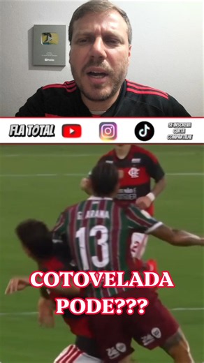 ELBOW TO CARRASCAL WARRANTED A RED CARD IN FLAMENGO'S 1-0 WIN OVER FLUMINENSE #flamengo