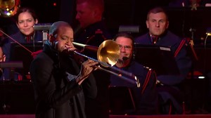 165 reactions · 172 shares | The US Coast Guard Band on stage with Trombone Shorty and Reese Witherspoon playing for our President and many others! This clip is from the PBS broadcast of the National Christmas Tree Lighting. | United States Coast Guard Band | Facebook