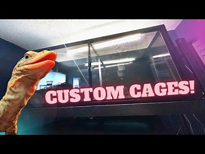 CUSTOM CAGES Assembly! (Giant Monitor Lizard Enclosure!)