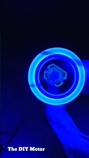 DIY Mini LED Motor Spinner Project! ⚡ Cool electronics hack at home 🛠️ #DIY #Electronics #Shorts