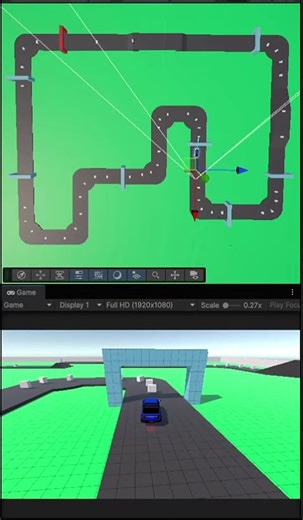 Racing Game Devlog #3 #gamedev #gamedevblog #automobile #racinggame #racingvideogame #gaming