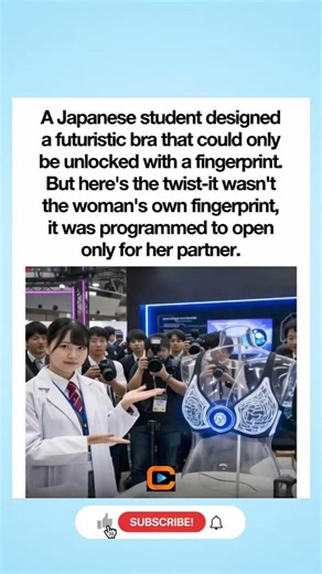 Japanese Student's Wild Invention: Smart Bra Unlocks Only for True Love's Touch! #noads #cbum