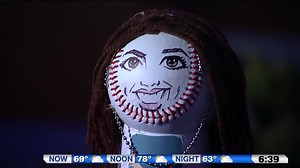 8.4K views · 59 reactions | They've been big hits for the Cleveland Indians! Now, we're unveiling mini-baseballs that resemble all your favorites at Fox 8. Today was the first reveal! Guess who!? **We'll eventually auction off the mini-baseballs for charity** | Fox 8 News | Facebook