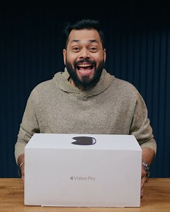 भारत का पहला ऐप्पल विज़न प्रो अनबॉक्सिंग और फर्स्ट लुक⚡ #Apple #VisionPro #Unboxing. . | TrakinTech