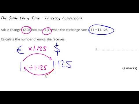 The Same Every Time Currency Conversions Video 1