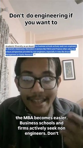 Don't do engineering if you want to do... #careeradvice