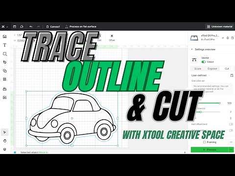 Trace, Outline & Cut Like a Pro in xTool Creative Space - Cut Perfectly Every Time