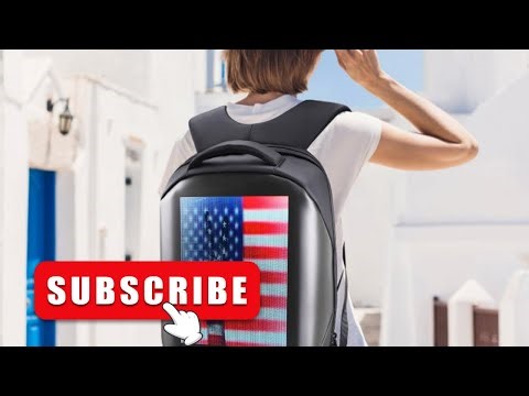 💡🎒 Raoaoqoon LED Backpack – Programmable & Eye-Catching!