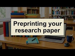 Preprinting your research paper