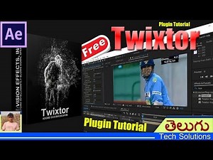Twixtor plugin in after effects | How to Use Twixtor plugin | Tutorial | Slow Motion | Speed Motion