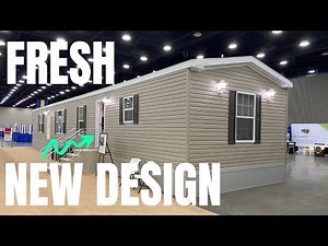This new single wide is updated & fresh! Must see mobile home tour.