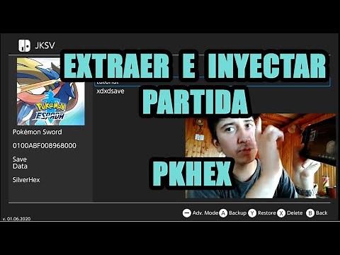 Tutorial Extraer/Inyectar Partida de Pokémon editado con PKhex en Nintendo Switch