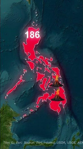 The Philippines Is Way Bigger Than You Think 🇵🇭🌏 #geography #map