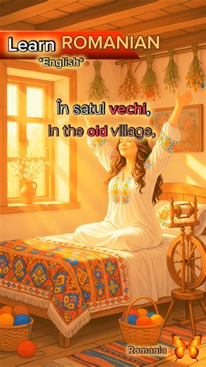 Learn Romanian: The Old Village Rule #romanian #english #learn #shorts #story #languagelessons