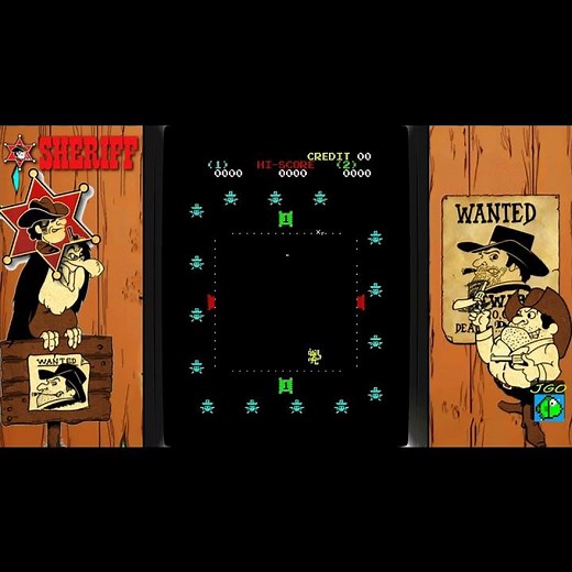 [RETRO ARCADE ARCHIVE] Sheriff (1979) (Nintendo 8080) #retrogaming #arcade #archive