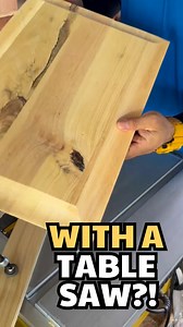 This Raised Panel Trick Is Brilliant I always enjoy seeing someone rethink a familiar process, and this is a great example of that. Raised panels on a table saw are usually cut vertically, which gives you more of a straight, angled profile. Here, that idea is combined with a cove-cutting approach, running the panel the same way you would when cutting a cove on the table saw. The result is a smooth, curved profile that looks like it came straight off a shaper. Big thanks to @iza_askana for the or