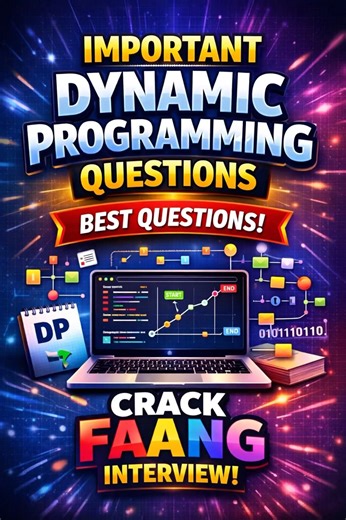Dynamic Programming Questions | DP Questions For Interview | FAANG Questions